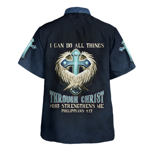UniJames I Can Do All Things Through Christ Who Strengthens Me Hawaiian Shirts For Men And Women - Christian Hawaiian Shirt - Hawaiian Summer Shirts