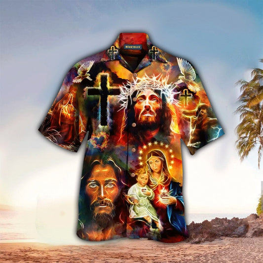UniJames I Cant Do This Life Without Jesus Hawaiian Shirt - Christian Hawaiian Shirts For Men & Women