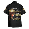 UniJames I Just Tested Positive For Faith In Jesus Horse Christian Cross Hawaiian Shirts For Men And Women - Christian Hawaiian Shirt - Hawaiian Summer Shirts