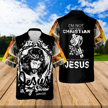 UniJames I'm The One That Knows I Need Jesus Hawaiian Shirts - Religious Hawaiian Shirts - Hawaiian Christian For Men Women
