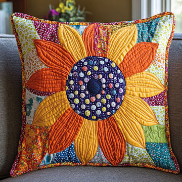 Iris Burst Quilted Pillow Case NCU0NT7220