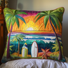 Island Waves Quilted Pillow Case NCU0VL2563