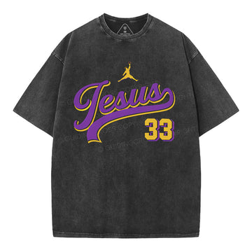 JESUS Christian Washed TShirt  