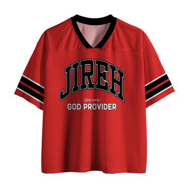 UniJames JIREH Christian Red Mesh Jersey