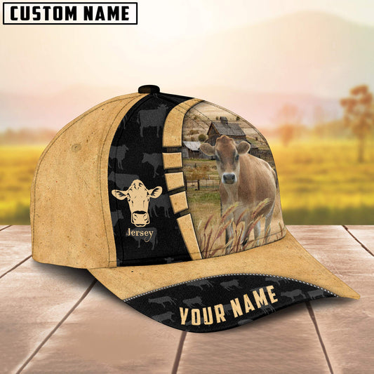 Uni Custom Name Jersey Cattle Farmhouse Field Cap