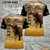 Uni Personalized Name Jersey Cattle On The Farm 3D Shirt