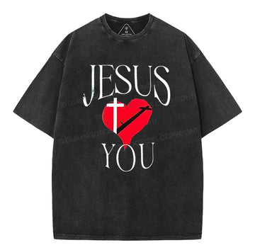 Jesus Blessed You Christian Washed T-Shirt Sale - GuidingCross