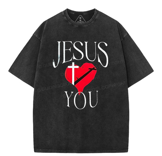 Jesus Blessed You Christian Washed T-Shirt Sale - GuidingCross