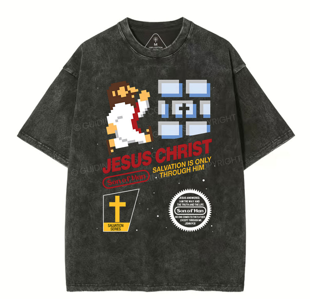 Jesus Christ  Chirstian Washed T-Shirt Sale - GuidingCross