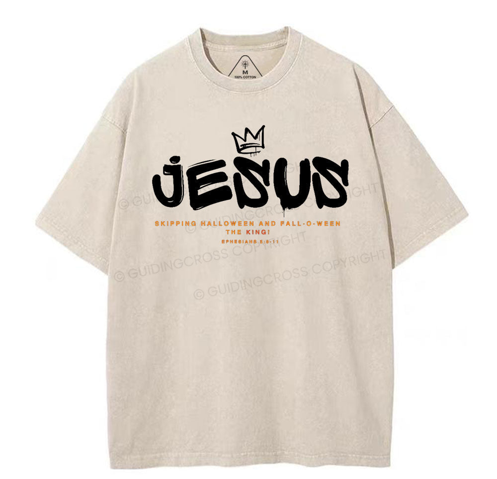Jesus Christian Washed TShirt  