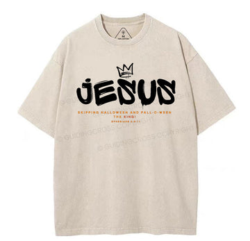 Jesus Christian Washed TShirt  
