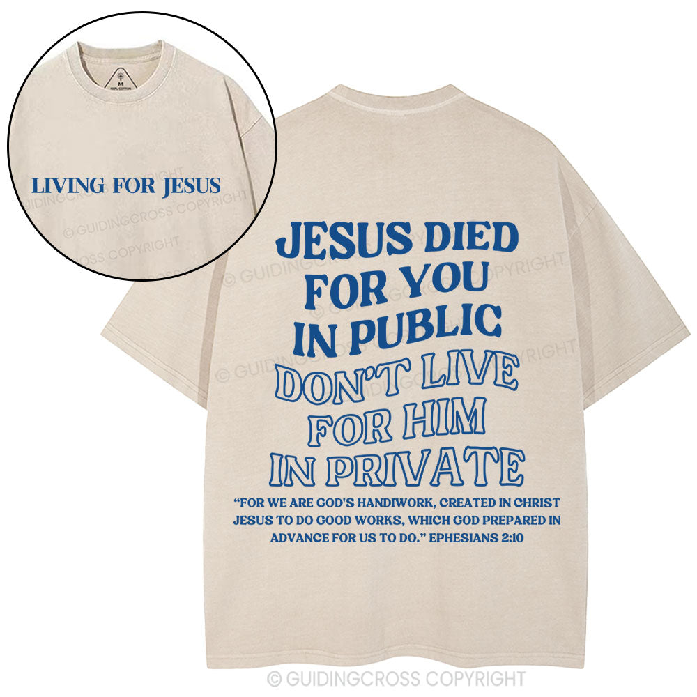 New-Sample Christian Washed T-Shirt Sale - GuidingCross