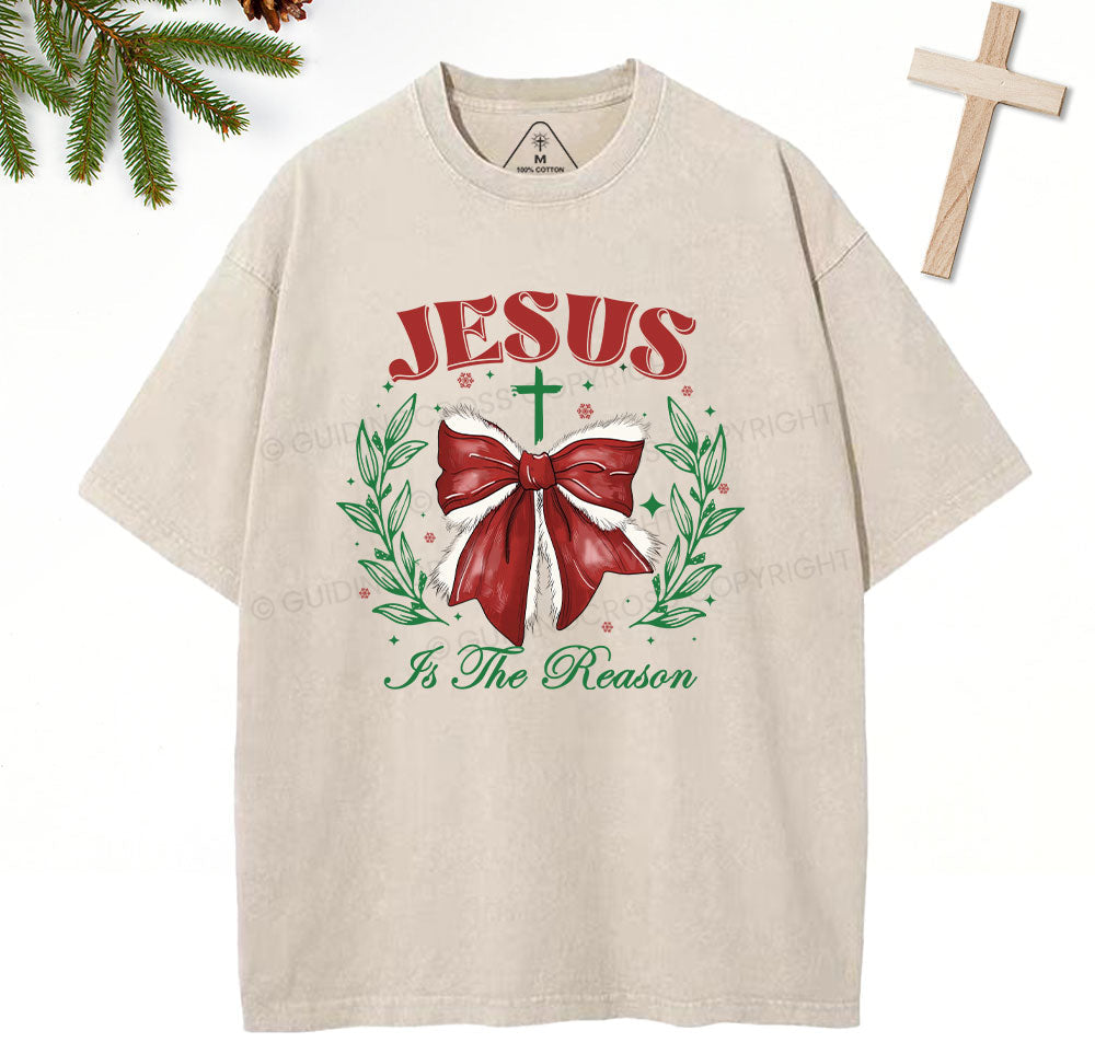 Jesus For The Reason Chritian Washed TShirt  