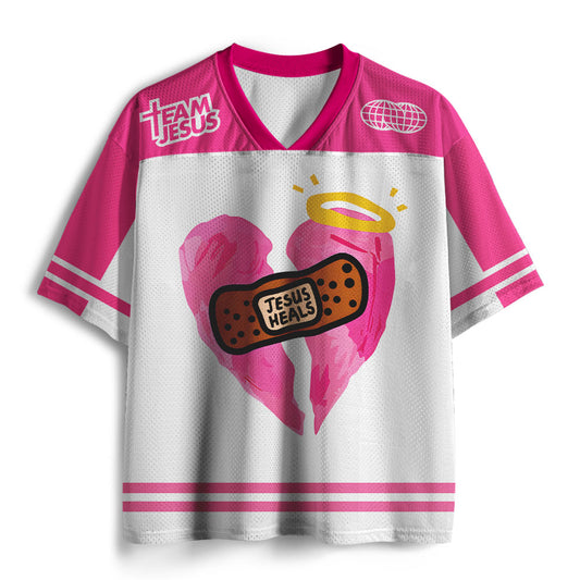 UniJames Jesus Heals Christian Mesh Jersey