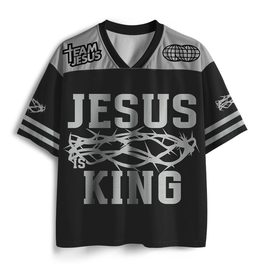 UniJames Jesus Is King Christian Mesh Jersey