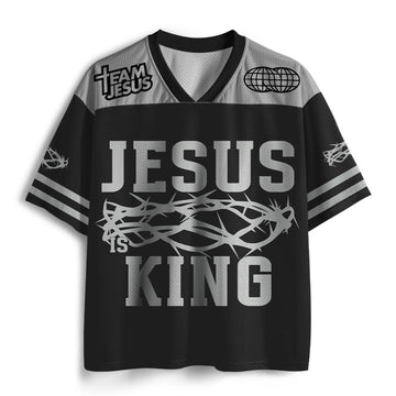 UniJames Jesus Is King Christian Mesh Jersey