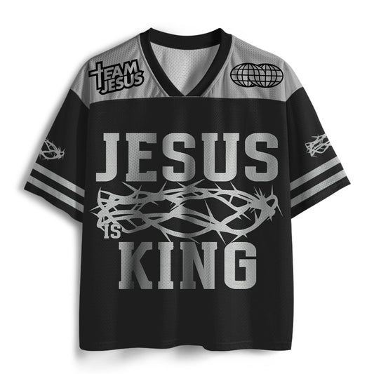 UniJames Jesus Is King Christian Mesh Jersey