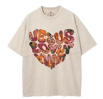 Jesus Lovin' Mama Christian Washed T-Shirt Sale - GuidingCross