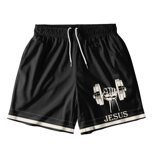 UniJames Jesus The Ultimate Deadlifter Christian Mesh Jersey