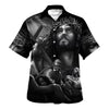 UniJames Jesus And His Warriors Are Fighting Hawaiian Shirt - Christian Hawaiian Shirt - Religious Hawaiian Shirts