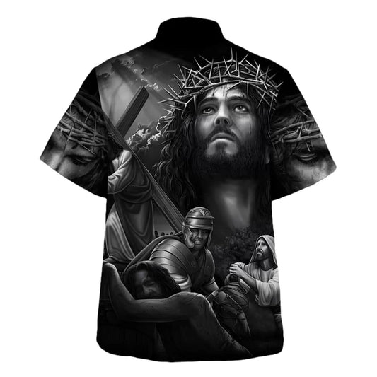 UniJames Jesus And His Warriors Are Fighting Hawaiian Shirt - Christian Hawaiian Shirt - Religious Hawaiian Shirts