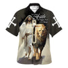 UniJames Jesus And Lion Let Your Faith Be Bigger Than Your Fear Hawaiian Shirt - Christian Hawaiian Shirt - Religious Hawaiian Shirts