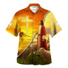 UniJames Jesus And The Lamb Hawaiian Shirts For Men And Women - Christian Hawaiian Shirt - Hawaiian Summer Shirts