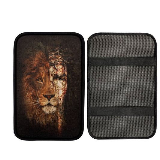 Uni Jesus And The Lion Of Judah Car Armrest Pad