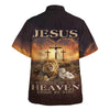 UniJames Jesus Beacause Of Him Heaven Knows My Name Hawaiian Shirt - Christian Hawaiian Shirt - Religious Hawaiian Shirts