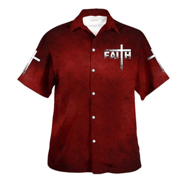 Unique Jesus Christ Cross Faith Hawaiian Shirt
