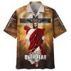UniJames Jesus Christ Cross Faith Over Fear Hawaiian Shirt - Best Hawaiian Shirts - Christian Hawaiian Shirt