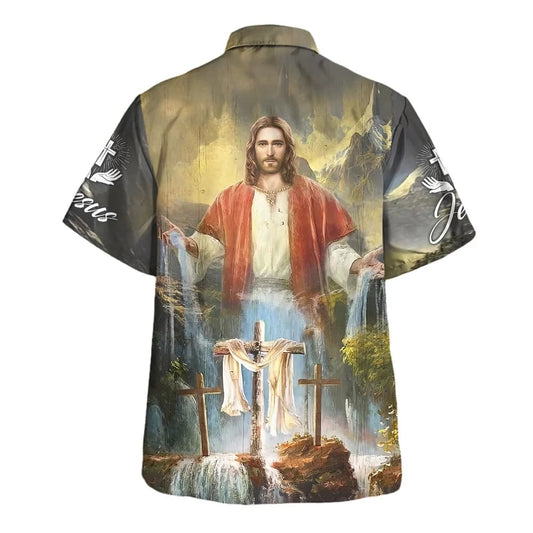 UniJames Jesus Christ Is My Savior Hawaiian Shirts For Men And Women - Christian Hawaiian Shirt - Hawaiian Summer Shirts