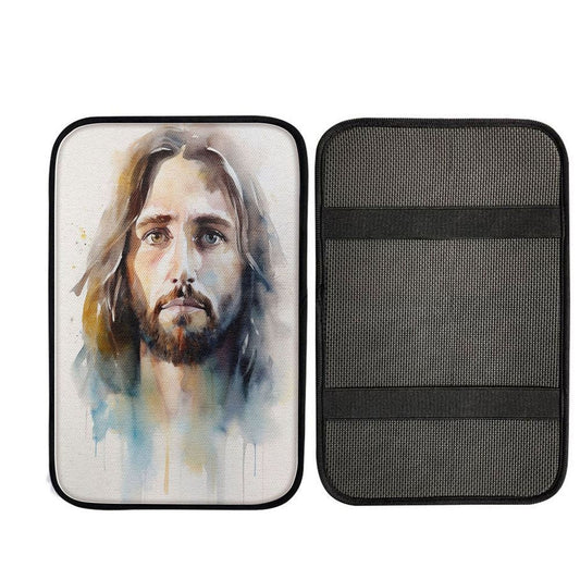 Uni Jesus Christ Portrait Car Armrest Pad