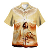Unique Jesus Christ Reaching Out Hand Hawaiian Shirt