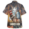 UniJames Jesus Eagle One Nation Under God Hawaiian Shirts For Men And Women - Christian Hawaiian Shirt - Hawaiian Summer Shirts