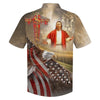 UniJames Jesus Face And The Lion Hawaiian Shirts - Christian Hawaiian Shirt - Hawaiian Shirts For Men