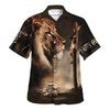 UniJames Jesus Faith Over Lion Hawaiian Shirt - Best Hawaiian Shirts - Christian Hawaiian Shirt