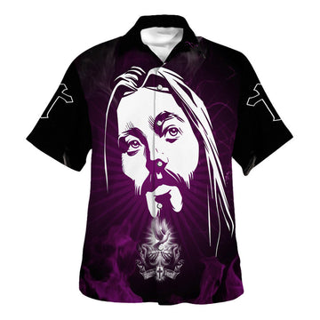 UniJames Jesus God Is Good All The Time Hawaiian Shirts For Men And Women - Christian Hawaiian Shirt - Hawaiian Summer Shirts