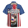 UniJames Jesus Hand Jesus Blessed American Hawaiian Shirt - Christian Hawaiian Shirt - Religious Hawaiian Shirts