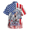 UniJames Jesus Horse God Bless America Hawaiian Shirt - Christian Hawaiian Shirt - Best Hawaiian Shirts