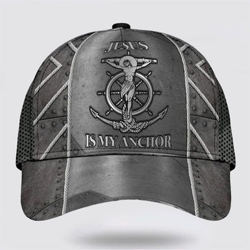 Uni Jesus Is My Anchor 3D Cap