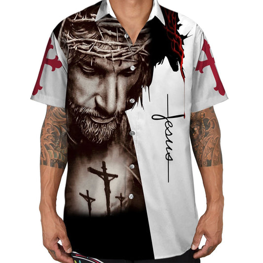 UniJames Jesus Is My God My Life All My Everything Hawaiian Shirt - Christian Hawaiian Shirts For Men & Women