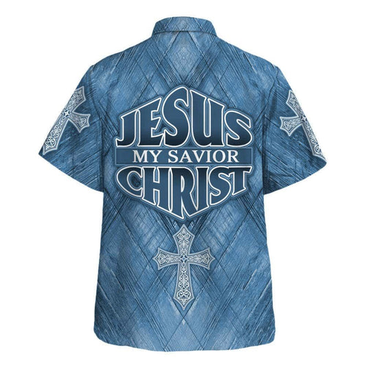 Unique Jesus Is My Savior Christ Cross Hawaiian Shirt