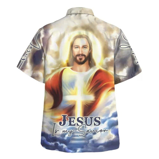 Unique Jesus Is My Savior Cross Hawaiian Shirt