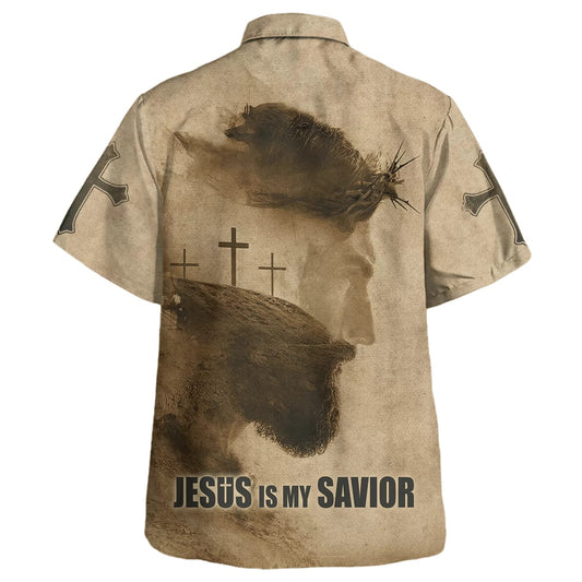 UniJames Jesus Is My Savior Cross Hawaiian Shirts For Men & Women - Christian Hawaiian Shirt - Hawaiian Summer Shirts