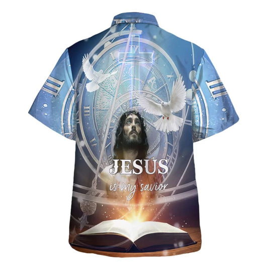 UniJames Jesus Is My Savior Dove Hawaiian Shirts For Men & Women - Christian Hawaiian Shirt - Hawaiian Summer Shirts