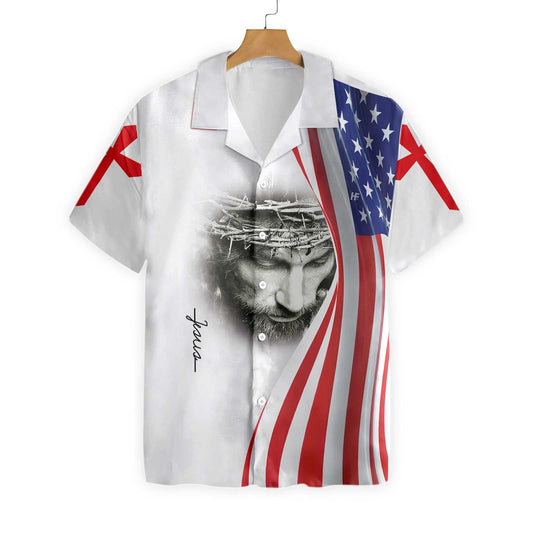 UniJames Jesus Is My Savior Fishing Is My Therapy Hawaiian Shirt - Christian Hawaiian Shirts For Men & Women