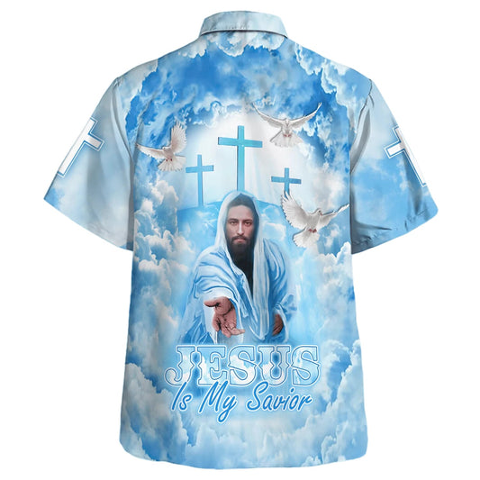 UniJames Jesus Is My Savior Hand Of God Hawaiian Shirts For Men & Women - Christian Hawaiian Shirt - Hawaiian Summer Shirts