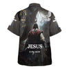UniJames Jesus Is My Savior Hawaiian Shirt - Christ Jesus Anh The Lion Hawaiian Shirts For Men - Christian Hawaiian Shirt
