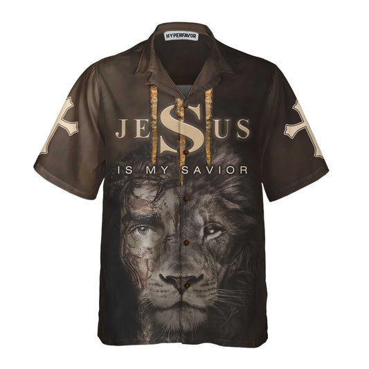 UniJames Jesus Is My Savior Hawaiian Shirt - Christian Hawaiian Shirts For Men & Women